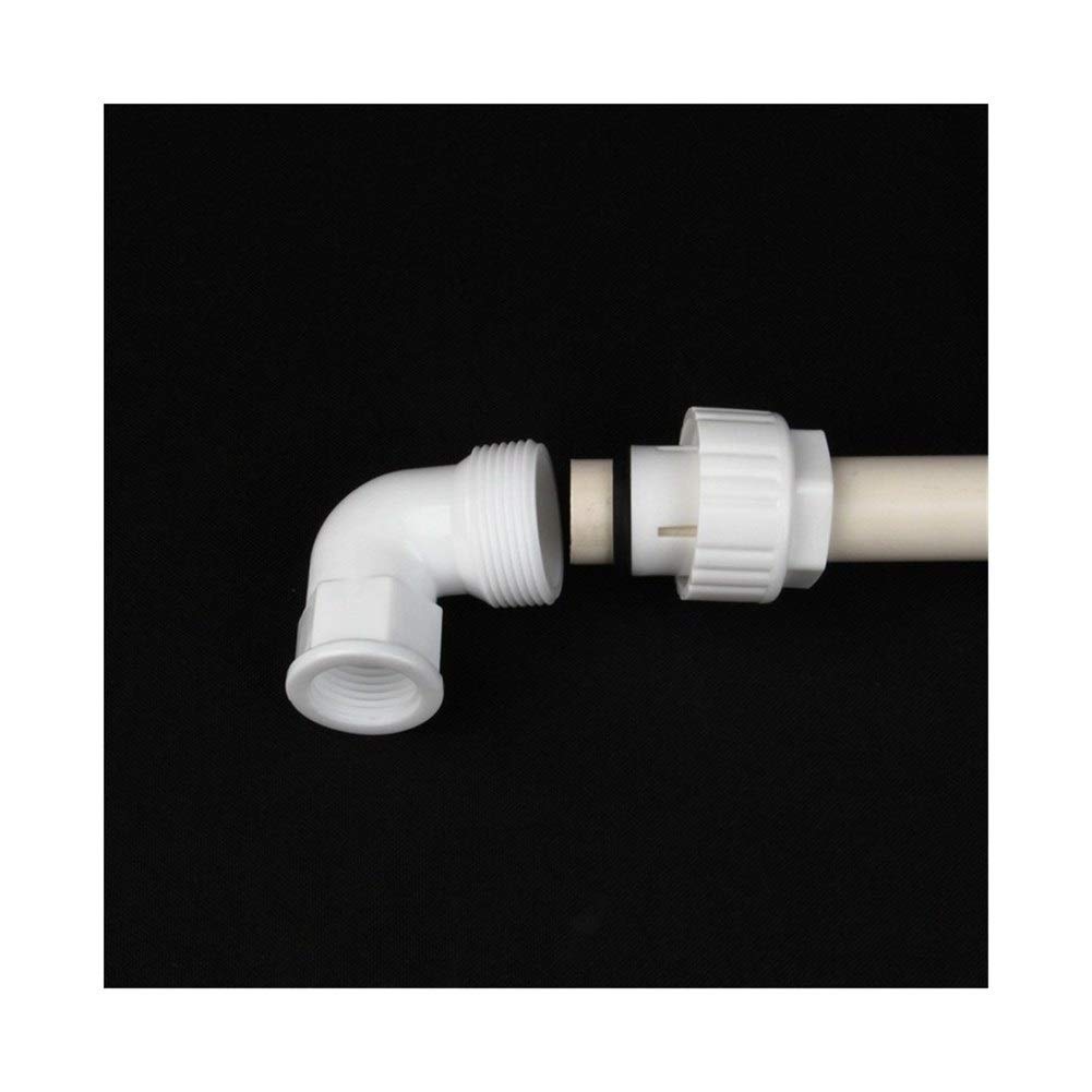 Złączki rurowe PCV, 2 szt. POM 1/2 "gwint żeński do 20mm kolanko rury szybkie złącze pcv armatura rur wodnych nawadnianie ogrodu Adapter przewody(32mm)