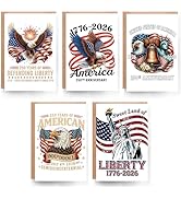 Amazon.com: MEGLORT 250th Anniversary Greeting Card