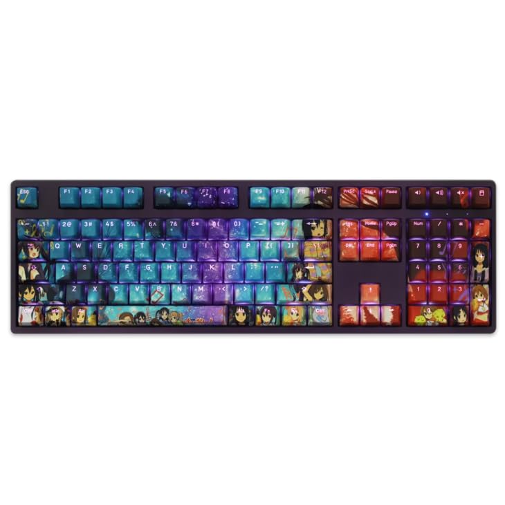 Amazon.co.jp: けいおん！ キーキャップ 108 PBT キーボード アニメ