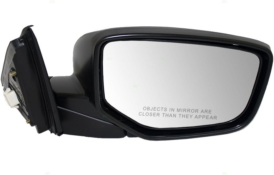 Brock Replacement Passengers Power Side View Mirror Heated Compatible with 2008-2012 Accord Sedan 76208-TA5-A11