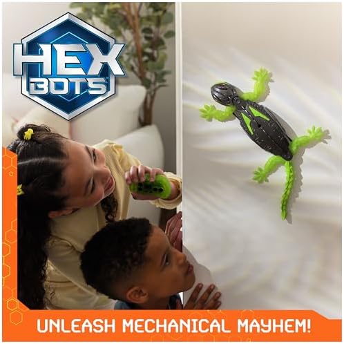 HEX Bots Wall Crawler Gecko with Official Wall Climber Technology, Rechargeable Remote Control Robot Kids Toys, Prank Toys for Boys & Girls Ages 4 & Up - 5