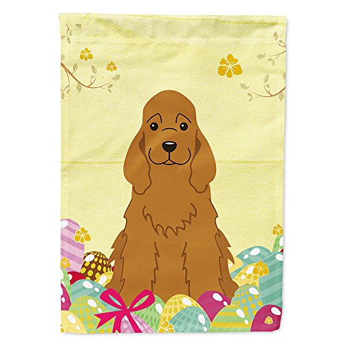 Œufs de Pâques Cocker drapeau grand format en toile de qualité supérieure