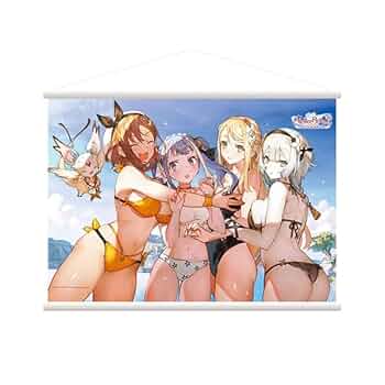 ライザのアトリエ ライザ 復刻B2タペストリー 夏祭り Amazon.co.jp: アトリエシリーズ 復刻 B2タペストリー type