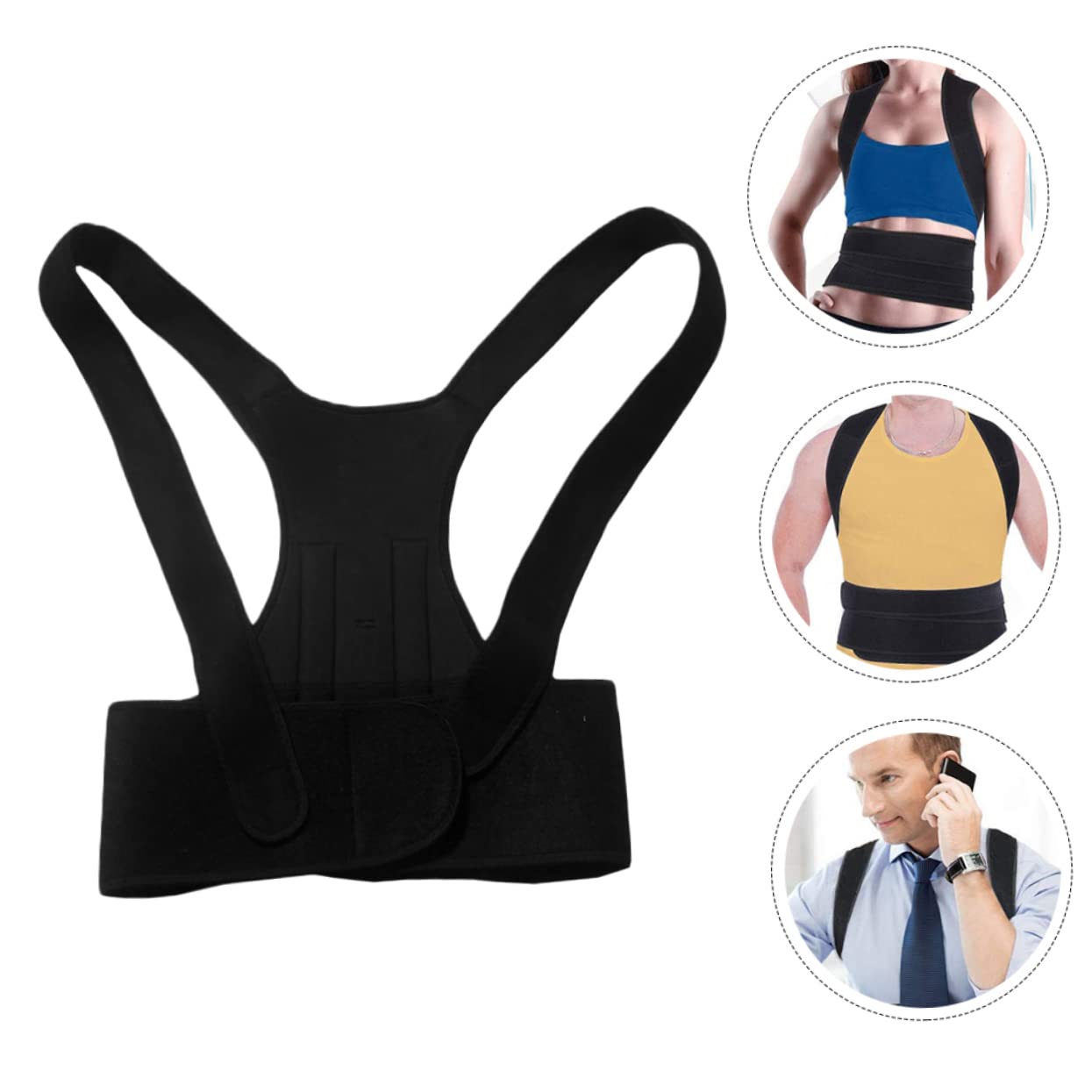 Professional Adjustable Back Brace for Hunchback Ergonomic Support for Daily Use Suitable for Adults and Students