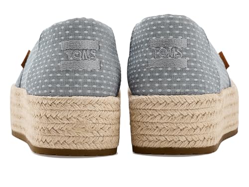 Image of TOMS Women's Valencia Platform Espadrille, Textile Upper, OrthoLite Insole