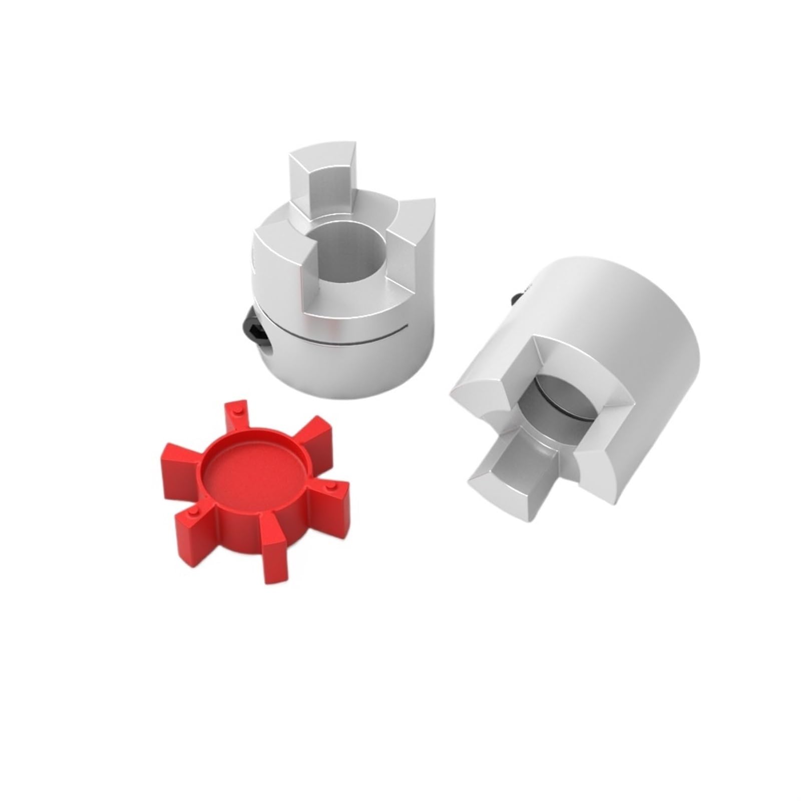 XB D40L66A Coupleur à Trois mâchoires en Aluminium Plum Accouplement d'arbre Flexible Connecteur de Moteur Accouplements Flexibles 8 mm-22 mm(10mm-19mm)