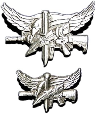 SWAT Operator Lapel Pin - Antique Silver
