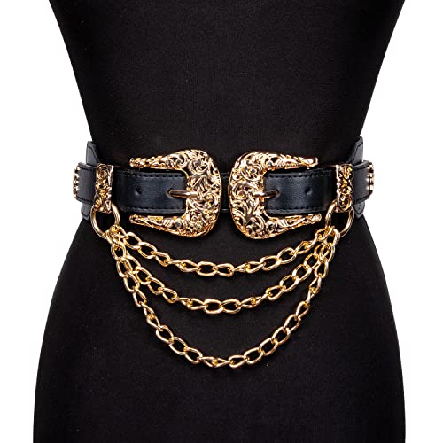 Barry.Wang 2pcs Pearl Belts Gift for Women Wedding Sash Belt for Dress Crystal Rhinestone Off White Waist Chain 95cm2