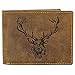 Produktbild Greenburry Vintage Geldbörse Royal Stag braun mit Hirsch Prägung
