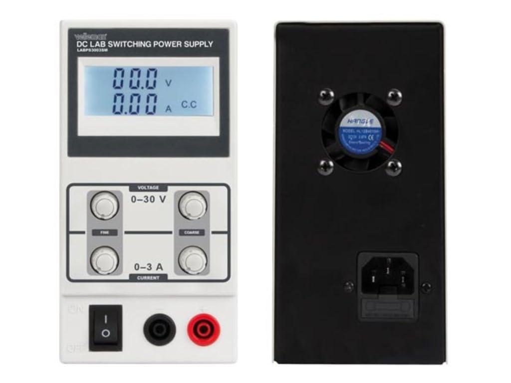 Image secondaire de Velleman Alimentation de laboratoire, à découpage, réglable, 0-30 VCC/0-3 A, limitation de courant, protection contre les courts