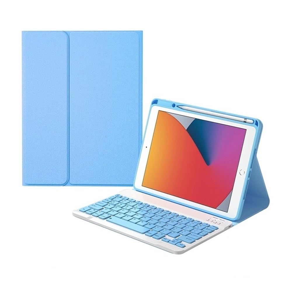 Funda para iPad 10 generación con teclado evita caídas de bolígrafo 7