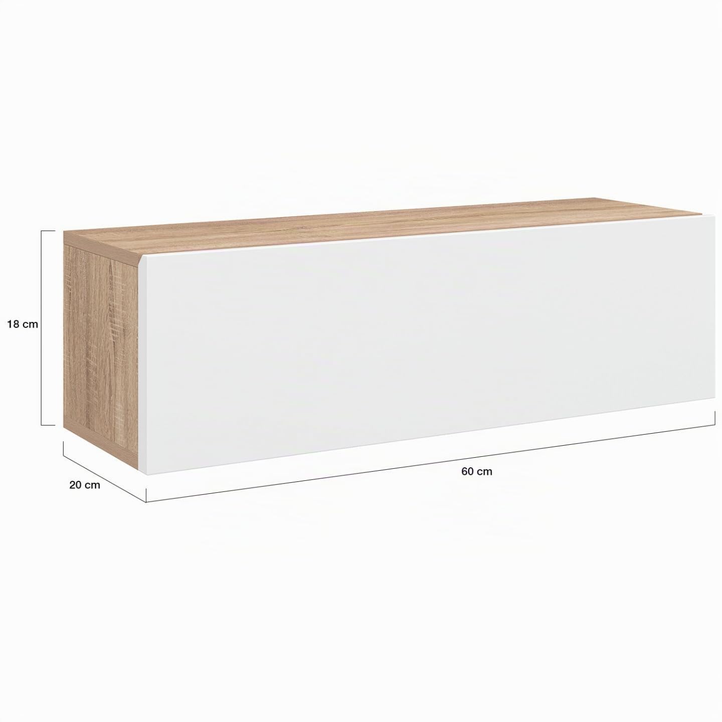 IDMarket - Lot de 2 Consoles suspendues étagères murales ELYOS