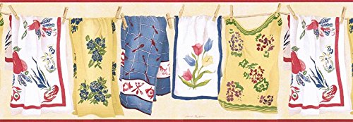 Laundry Wallpaper Border VIN7336B