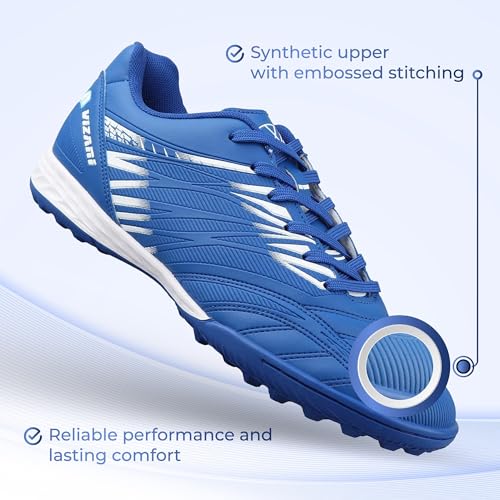 Vizari Valencia Turf Soccer Shoes for Teen & Adult | Lightweight Football Turf Shoes with Durable Synthetic Upper | Athletic Turf Shoes with Rubber Outsole for Men and Women2