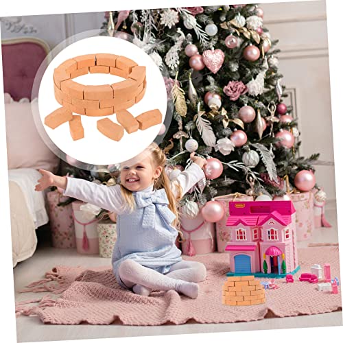 Yardwe Kit Modelo 30Pcs Brinquedos De Tijolos Simulados Brinquedos Brinquedos Artesanais Mini Tijolo
