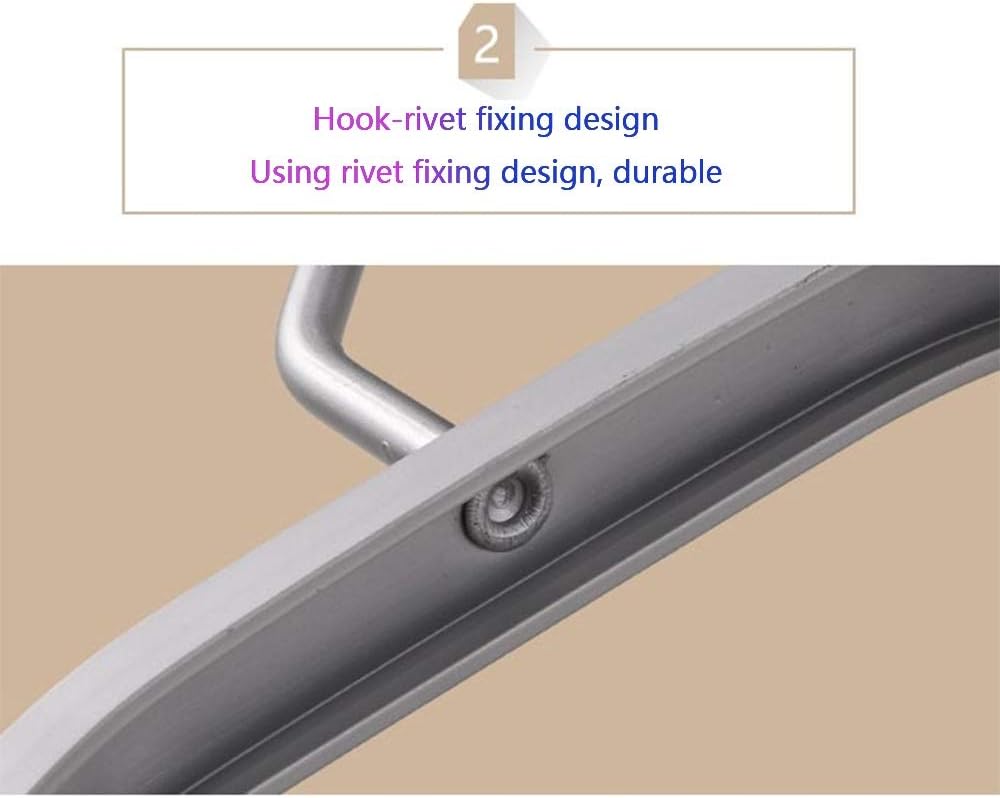 Clothing Hangers Heavy Durable Hangers Non Slip Clothes Hangers Space Saving Clothes Hangers Metal Hangers,for Suits Coats Shirts Sweaters Storage,Strong Carrying Capacity,Silver-40 Pack