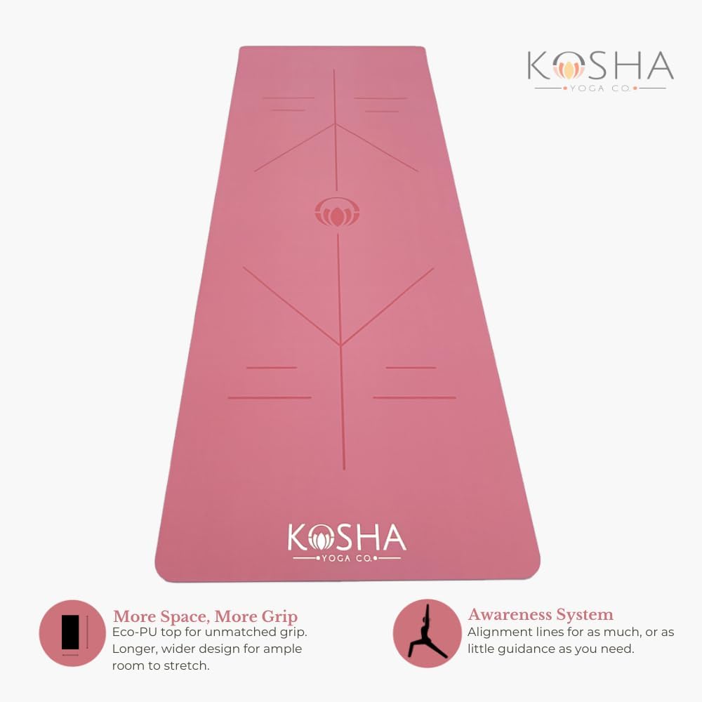 Kosha Yoga Co Pure Align Yoga Mat – 6.5mm
