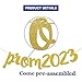 Prom 2025 Banner Glitter Gold Banner, Class of 2025, School Bunting, Prom Birthday, Graduation Party Decor (Gold)