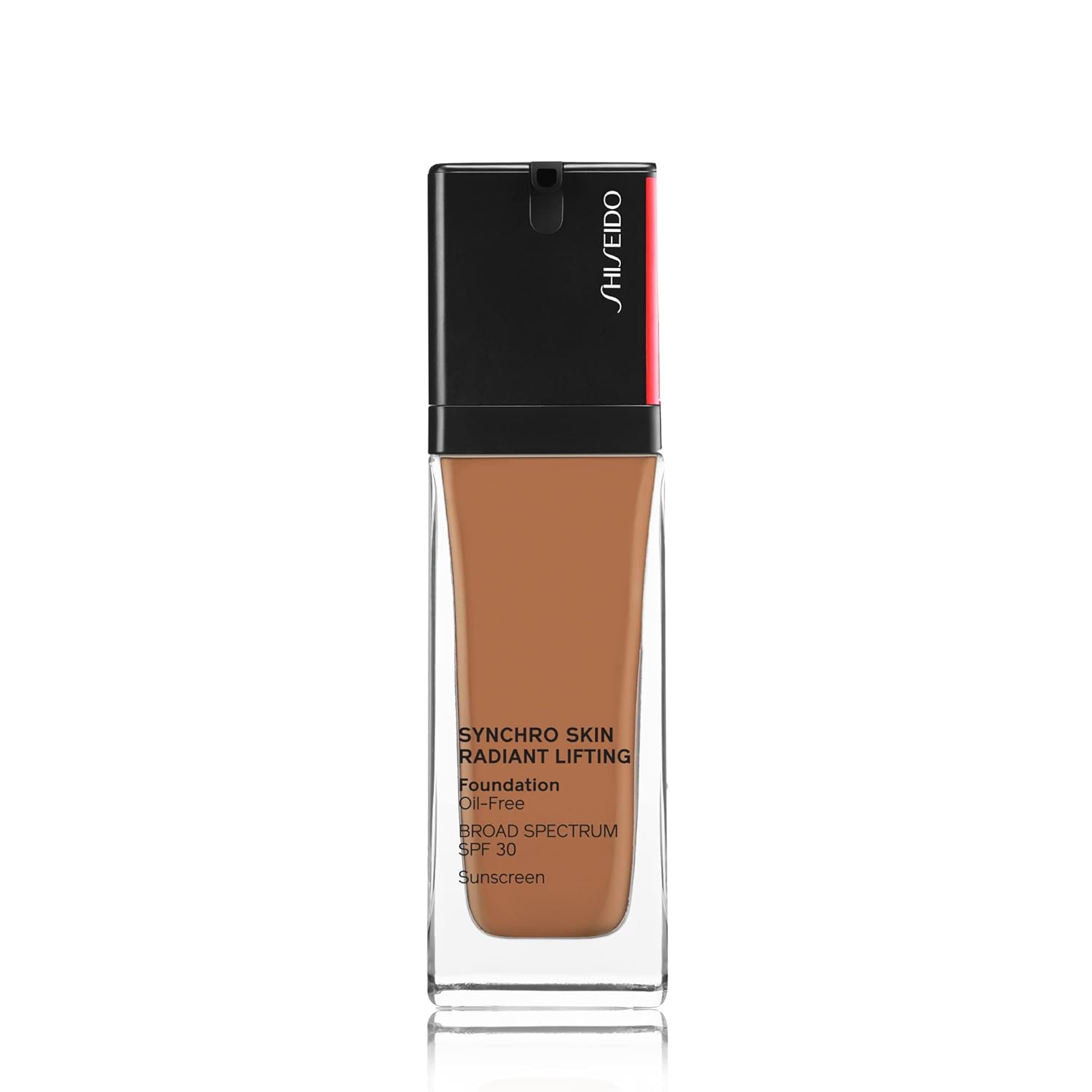 Shiseido Synchro Skin Radiant Lifting Foundation SPF 30, 430 Cedar - 30 mL - Medium-to-Full, Buildable Coverage - 24-HR Hydration - Transfer, Crease & Smudge Resistant - Non-Comedogenic 430 - Cedar