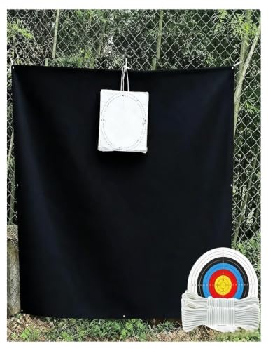 1mm Archery Backstop Curtain, Arrow Stop Cloth with Metal Grommets