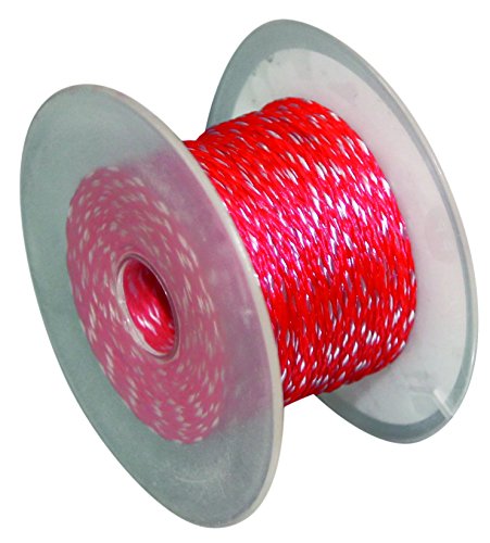 HSI Cordones Bobinas de albañil con 50 m Nylon 1,7 mm, 12 Unidades, Color Rojo, 325880.0