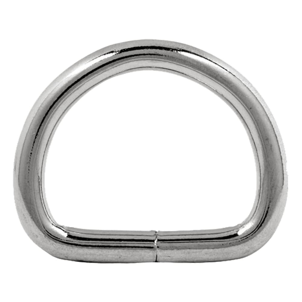 2” Stainless Steel Welded D-Ring - 6mm Thick, Corrosion-Resistant, Heavy-Duty for Marine, Cargo, and Outdoor Applications