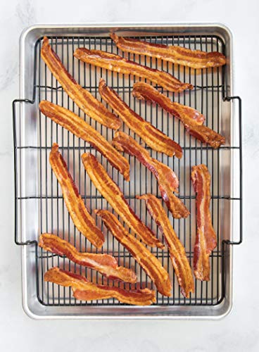 Nordic Ware Extra Large Oven Crisping Baking Tray, With Rack, Silver #TOP1