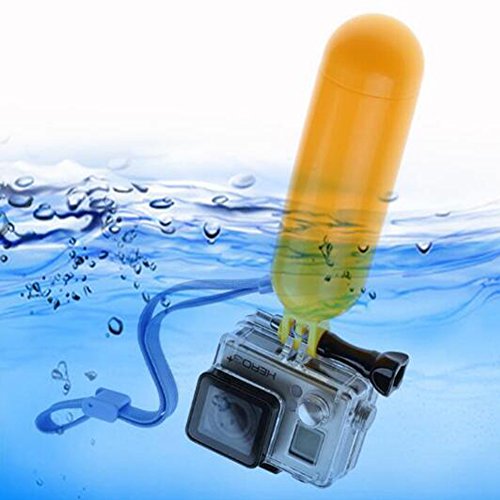 Walway Floating Hand Grip Floaty Handheld Monopod For Gopro Hero 6/5/ 5 Session/ 4 Session/ 4/3+/ 3/2/1, Sj4000/Sj5000, With Long Handle Screw And Wrist Strap #TOP6