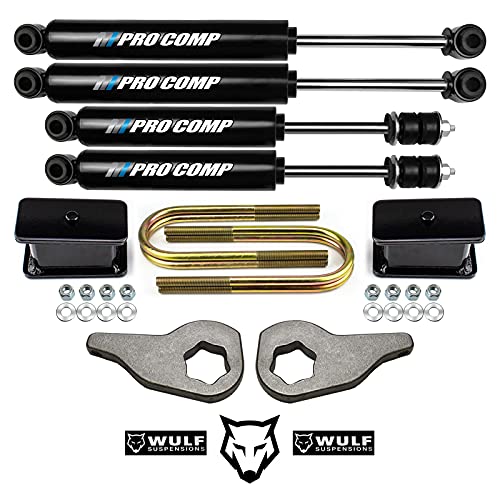 Wulf 1-3 Front 3 Rear Lift Kit With Pro Comp Shocks Compatible With 2002-2005...