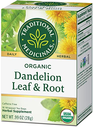 Traditional Medicinals Tea, Organic Dandelion Leaf And Root Tea, 16 Bags #TOP1