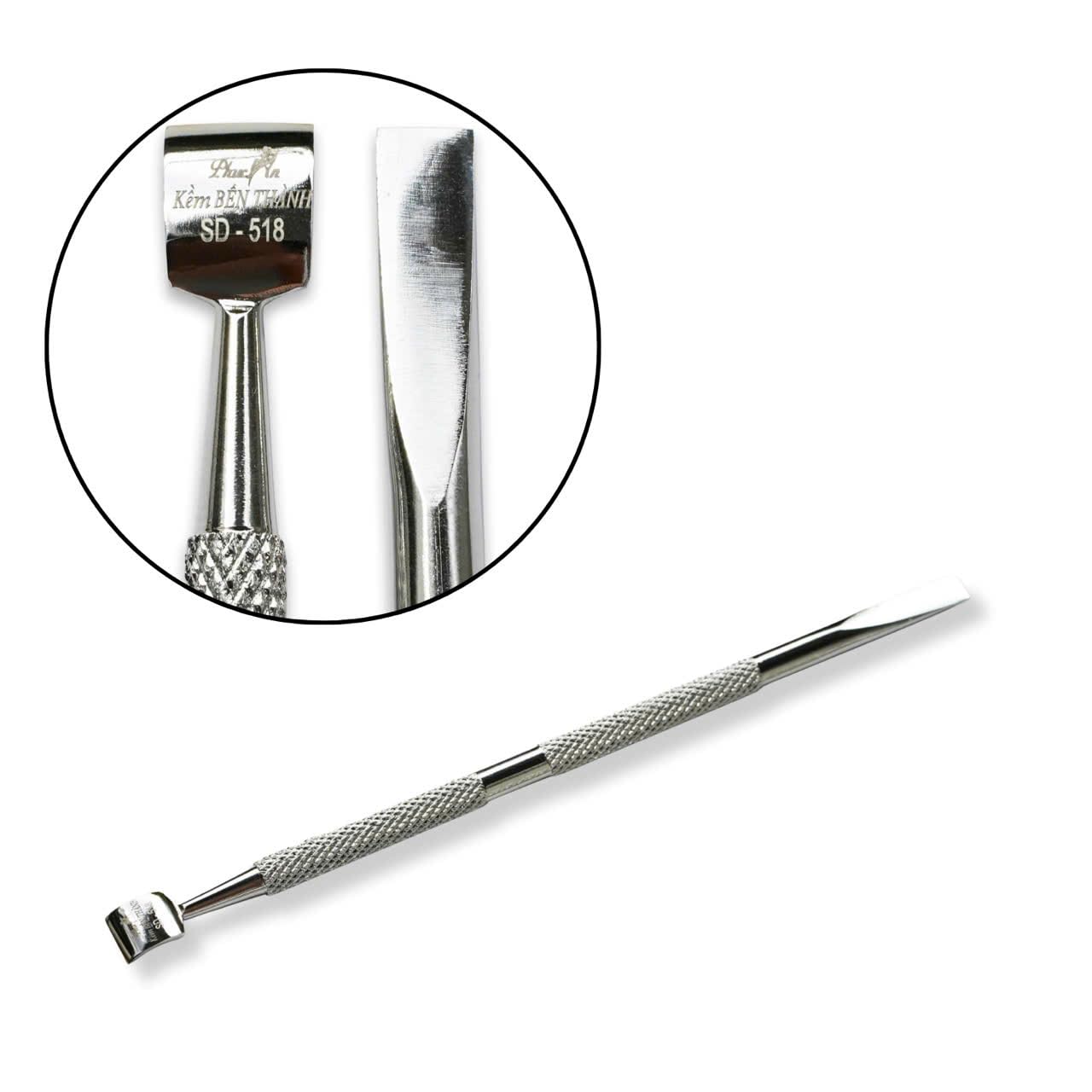 Ben Thanh Nipper Professional Manicure & Pedicure Set – KD-07 JAW14 Cuticle Nipper, KMD-04 Nail Nipper, SD518 Cuticle Pusher, BM02 Curved Nail Clipper & Tweezers 402