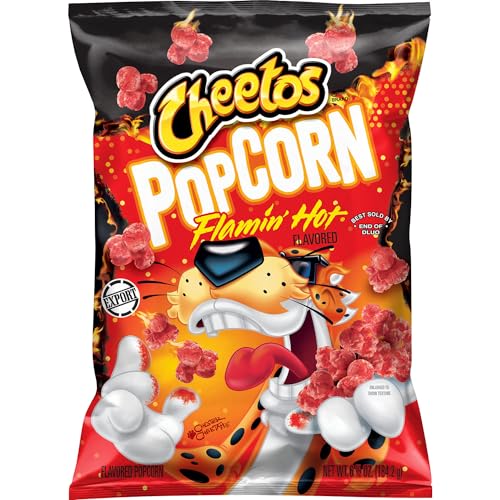 Cheetos Flamin Hot Flavored Popcorn 6.5 OZ (184g) - Export