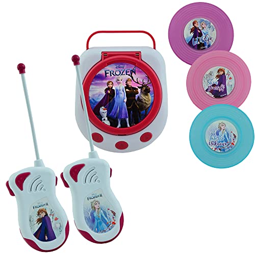 Kit Cd Player - Frozen + Walkie-Talkie Frozen