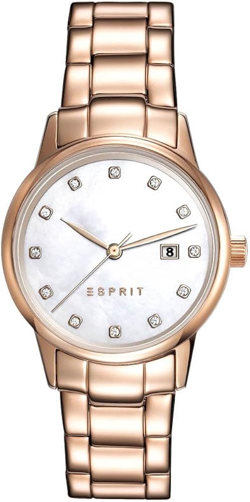 Esprit Es-Blake Orologio da Polso al Quarzo, Analogico, Donna, Placcato in Acciaio Inossidabile, Oro/Rosa Esprit Es-Blake Orologio da Polso al Quarzo, Analogico, Donna, Placcato in Acciaio Inossidabile, Oro/Rosa