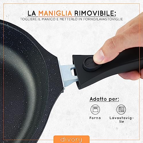 DIVORY padella per crêpes a induzione 28 cm