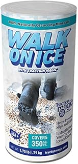 Traction Magic Walk on Ice for Snow & Ice,Instant Grip,No Slips or Falls on Sidewalks or Walkways,Free Your Car,Child & Pet Safe,Unique Mineral Blend for Traction,100% Salt & Chemical Free-1.75 Lb CAN