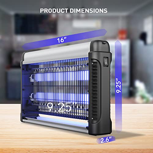 Imirror Electric Bug Zapper, Indoor Insect Killer With Replacement Bulbs, Fly And Mosquito Killer, Easy To Clean, With Electric Circuit No-Load Protection (2 Pack) #TOP4