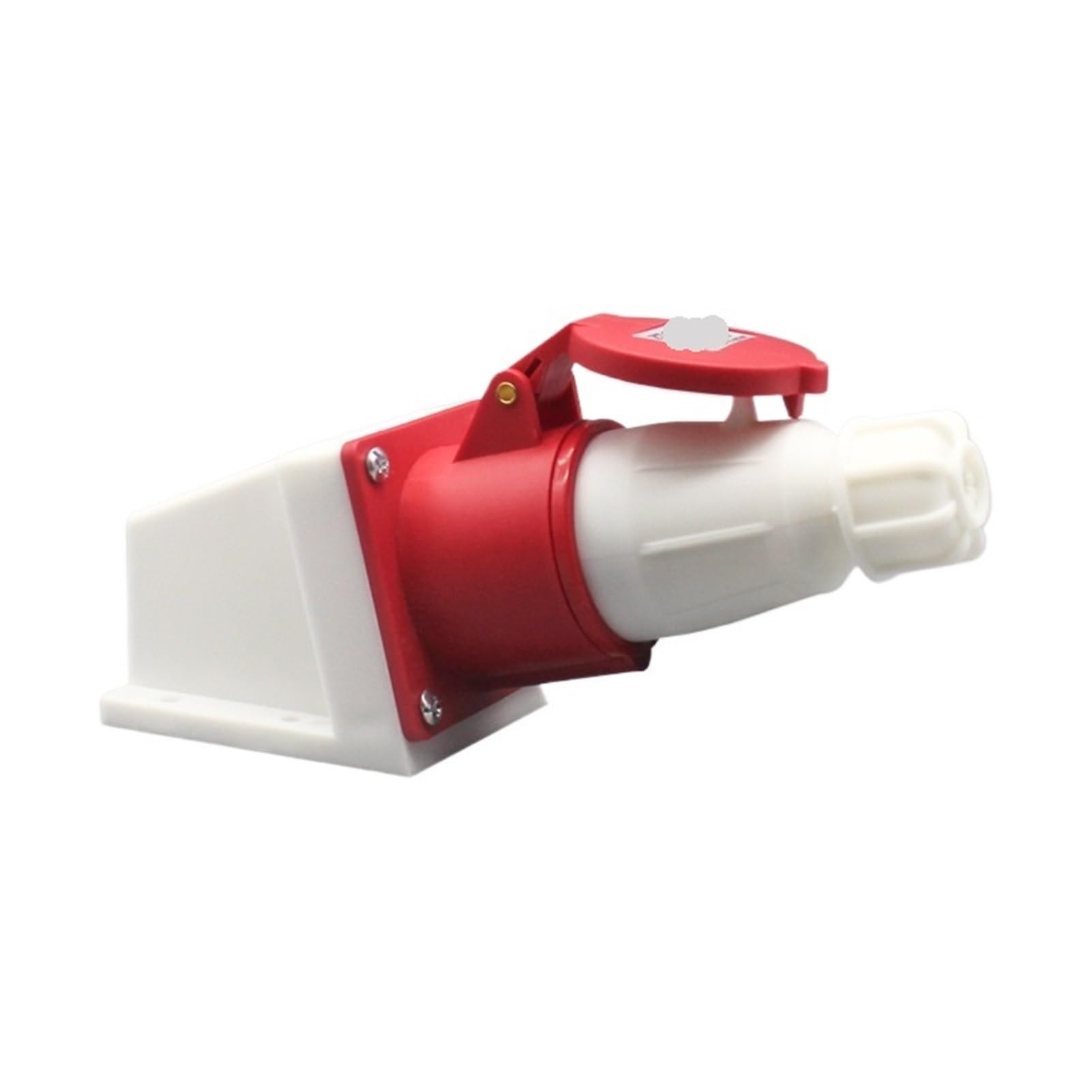 Connecteur industriel étanche 220V 16A mâle femelle 4 trous saillie