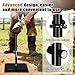 CAROD Professional Farrier Tool-Height Adjustable Metal Hoof Stand, Horse Hoof Trimming Tools, Extra-Large Base Enhances Stability, Two Types of Support Rods are Available