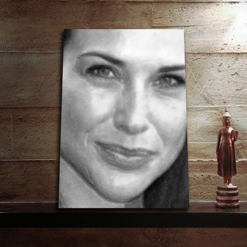 Claire FORLANI - Original Art Keyring #js001