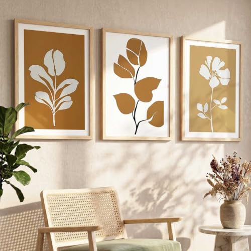 Image of kotart Boho Art Home Decoration Painting | Paintings With Frame For Living Room Bed Room Hotel Wall Decor Digital Reprint Set of 3 (13X17 inch)