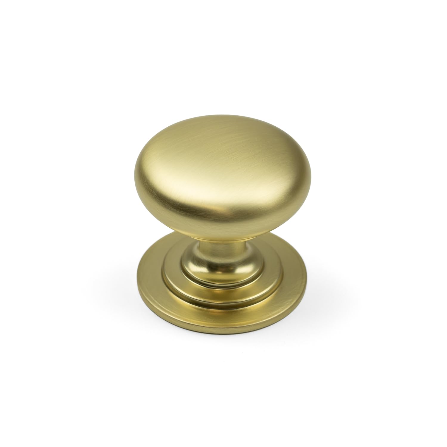 Handle & Home Classic Shaker Style Cup Handle - Brushed Brass - Brushed Brass / 42Mm