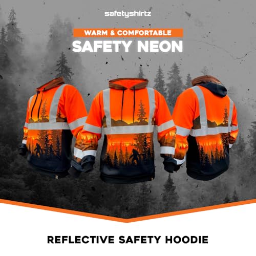 Image of SafetyShirtz SS360 ANSI Class 3 Type R Graphic Hoodie