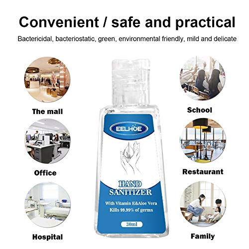 Hand Sanitizer, Disposable Hand Sanitizer Portable Wash Hand Cleaner Gel Instant Hand Cleaner Moisturizing Cars Free Antibacterial Dirty Cleaning - Thumbnail 2