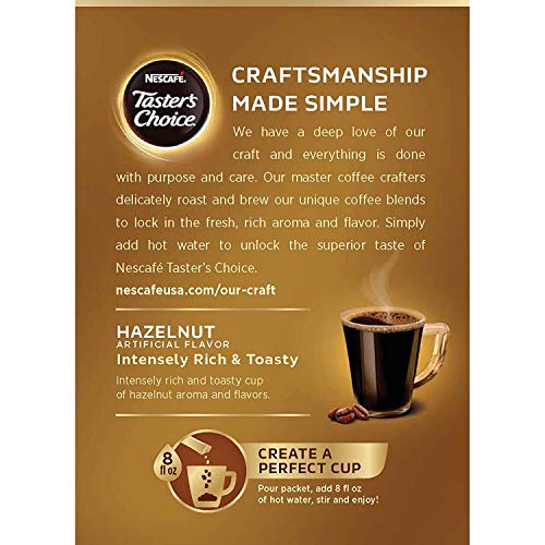 Nescafe Taster's Choice Instant Coffee Hazlenut, Pack of 2 - Thumbnail 2