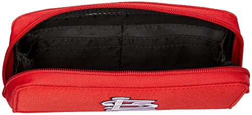 Charm14 Women's MLB Deluxe Touch Wallet, Red, 7.5" x 4.5"