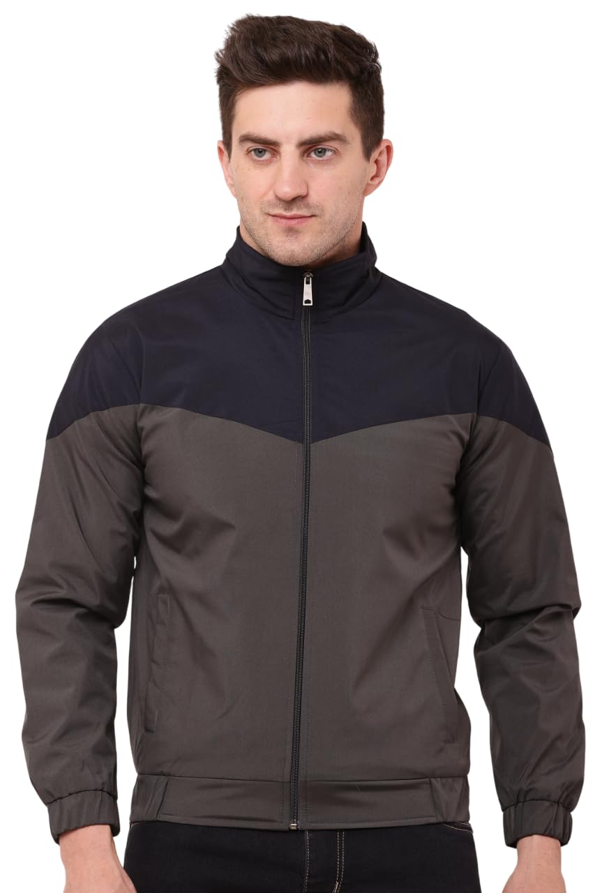 MK7 Full Sleeve Polyester Full Zip with Pocket Solid Men's Sports Track Standard Length Jacket-image-8