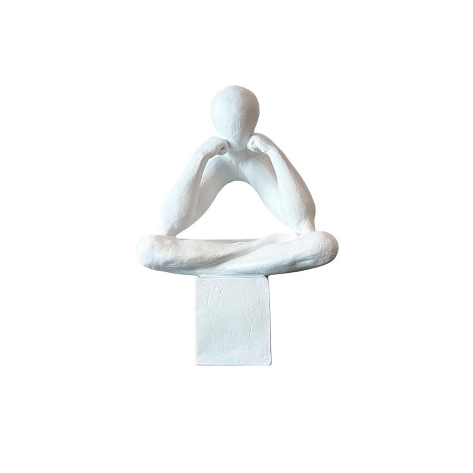 AILIUXIAOYAN Home Hecor Minimally Creative Portrait Ornaments Abstract Art Sculptures Home Wine Cabinet Artworks(White)