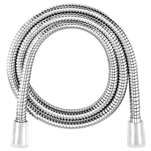 Keycozy Shower Hose for Handheld Shower Heads,72 inches Stainless Steel Shower Head Hose Replacement, Flexible Hose Extension with Brass Insert and Nut, Anti-Explosion Anti-Kink Leakproof - image 1