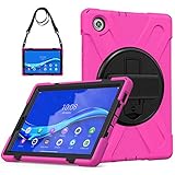 HminSen Tasche für Lenovo Tab M10 HD 2nd Gen/Smart Tab M10 HD 2nd Gen (TB-X306F TB-X306X), Schultergurt-Hülle für Lenovo M10 HD 2nd Gen 10.1